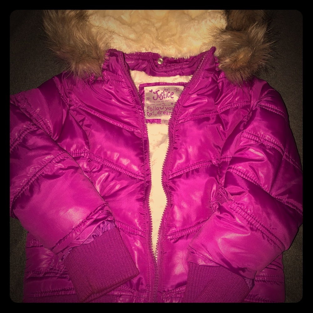 Girls Justice puffer coat